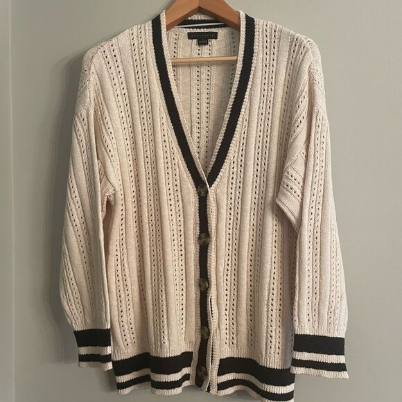 NWOT Sanctuary Sport Stripe cardigan sweater - Picture 2 of 8